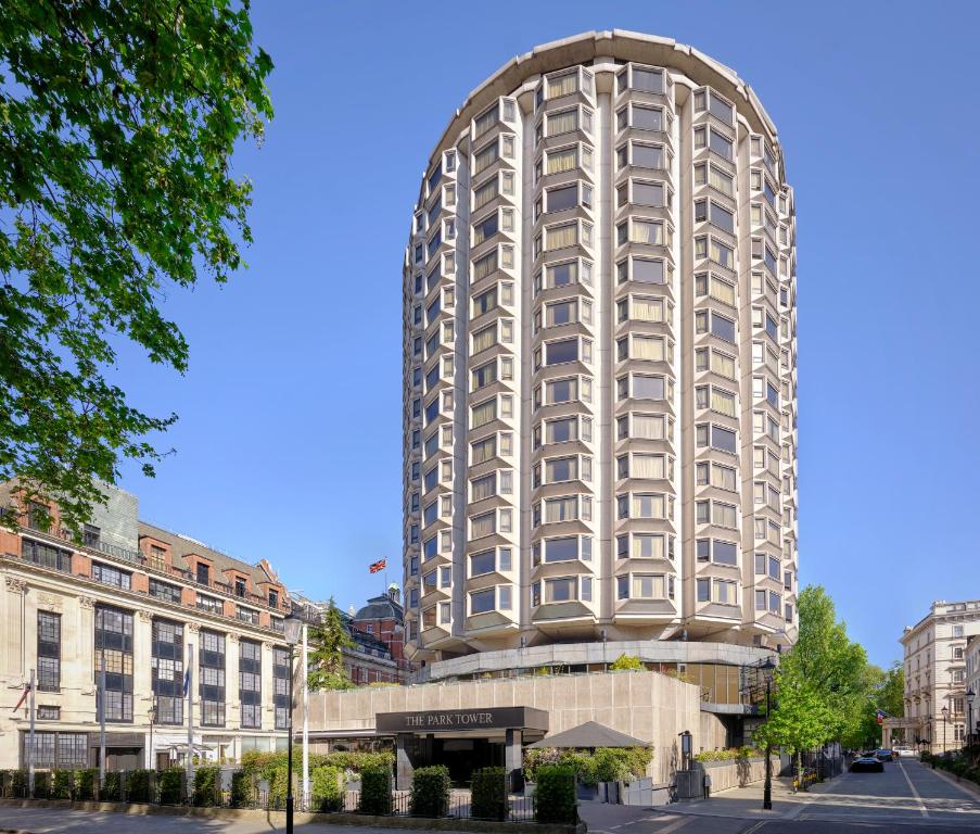 a rendering of a tall white building at The Park Tower Knightsbridge, a Luxury Collection Hotel, London in London