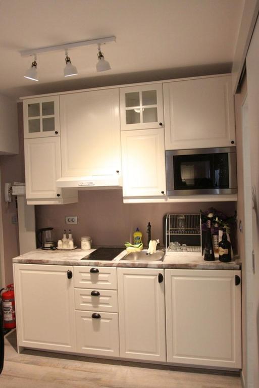 Kuchyň nebo kuchyňský kout v ubytování Apartment Mala tajna