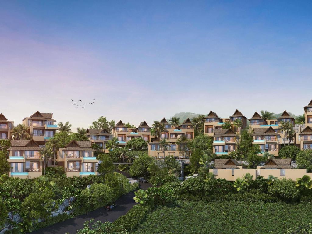 a rendering of a resort complex at Navera Phuket - MGallery Collection in Surin Beach