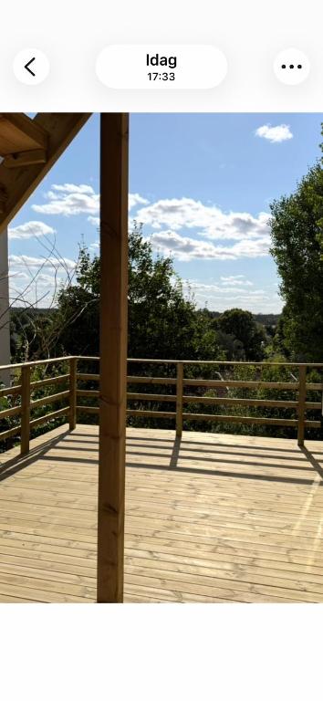 a screenshot of a bridge with a view of the sky at Storgatan 42 in Högsby