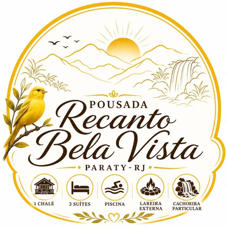 a label for a bottle of pvezapa recantivo bella vitica at Recanto bela Vista caminho do ouro in Paraty