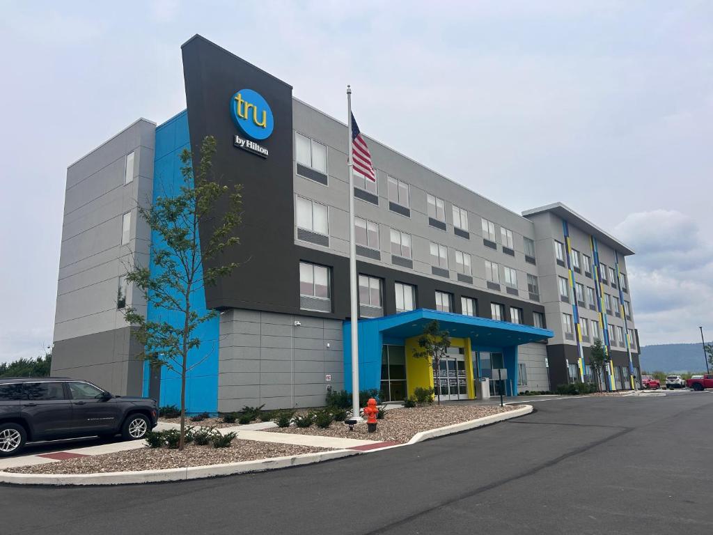 a building with an intel sign in front of it at Tru By Hilton Bellefonte in Bellefonte
