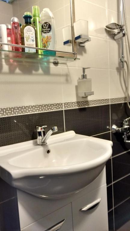 Koupelna v ubytování Aparthotel Mari