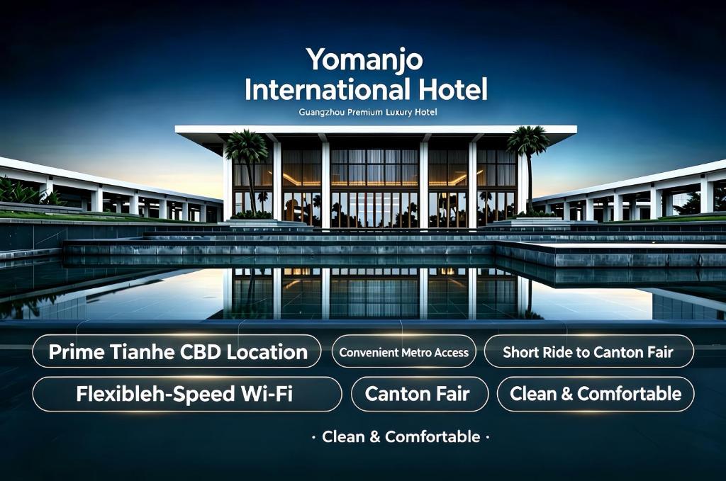 a rendering of the yamato international hotel at Yomanjo International Hotel - Prime Tianhe CBD Downtown Convenient Metro Access Short Ride to Canton Fair Diverse Room Types Free High Speed Wi-Fi 24 Hour Service in Guangzhou