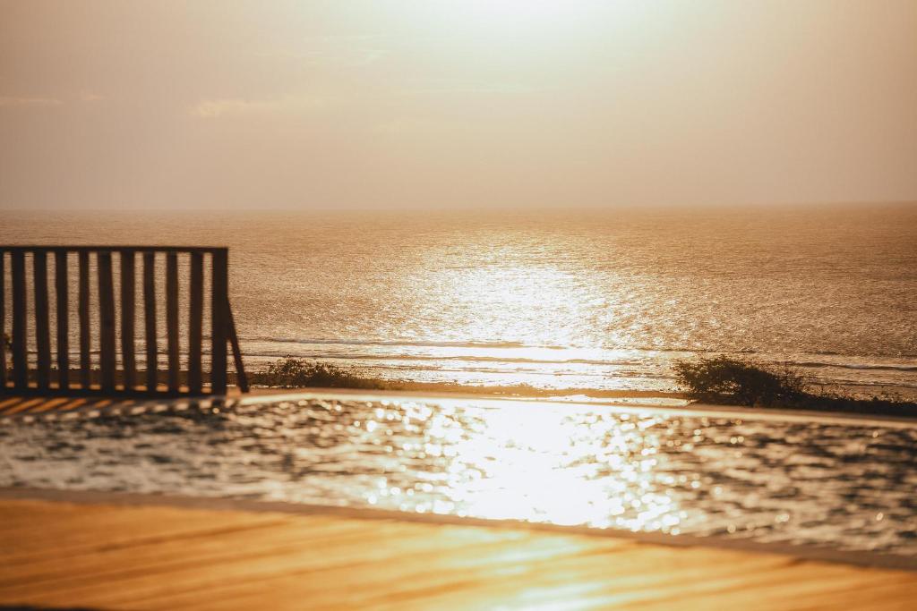 a view of the ocean from the beach at Anna Villas by Sumba-Beach in Memboro