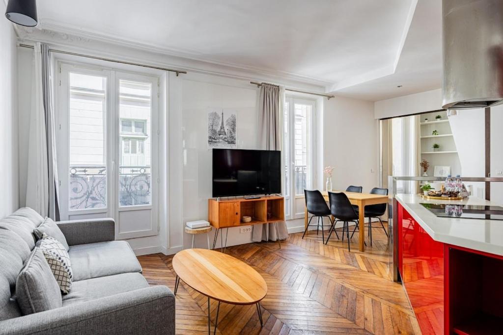 Mobility lease, Paris 2, Montorgueil, 2 bedrooms