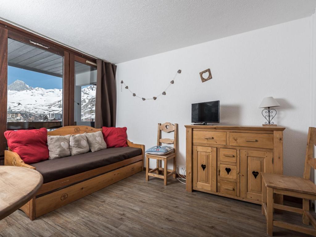 Studio confortable proche pistes, balcon sud, 4 pers