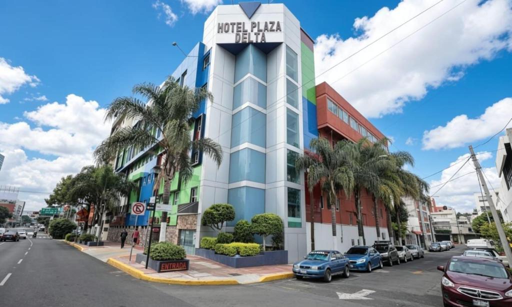 a rendering of a hotel on a city street at Hotel Plaza Delta in Mexico City