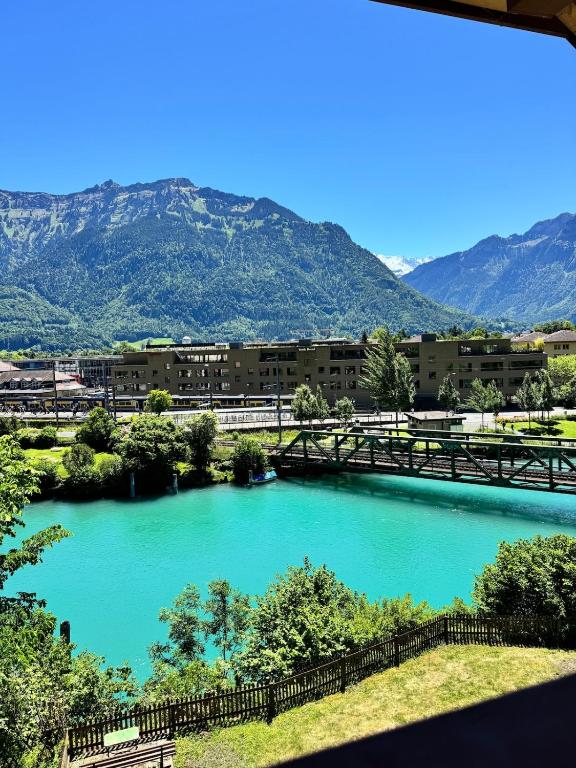 River 3 -Kissed Retreat with Iconic Jungfraujoch View