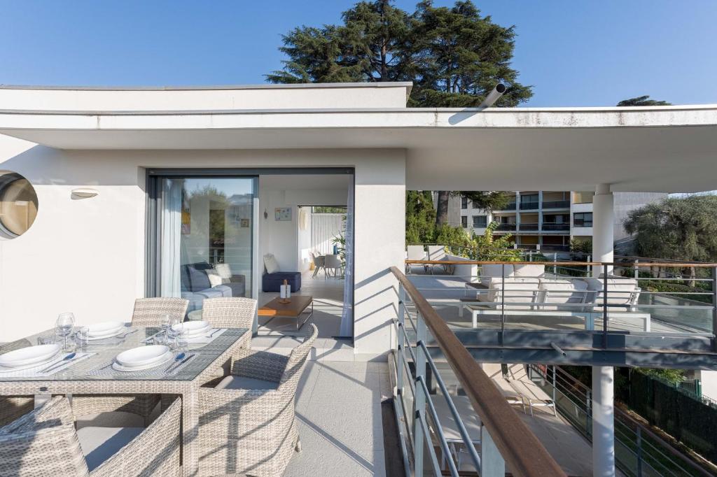Terrasses de Montfleury - Spacieux, 2 terrasses, parking privé, piscine, 15 min du Palais et Plages