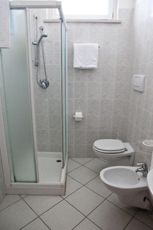 Koupelna v ubytování Hotel Clipper