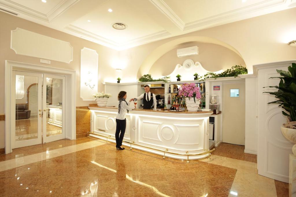 Vstupní hala nebo recepce v ubytování Hotel Vergilius Billia