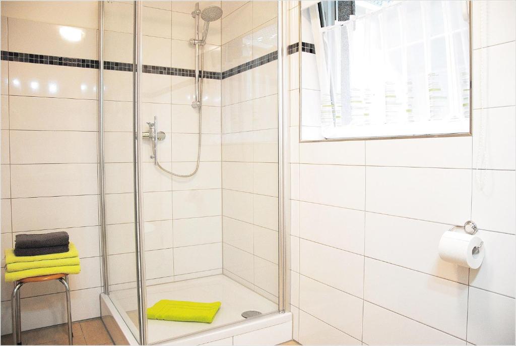 Koupelna v ubytování Ferienwohnung in Sassnitz