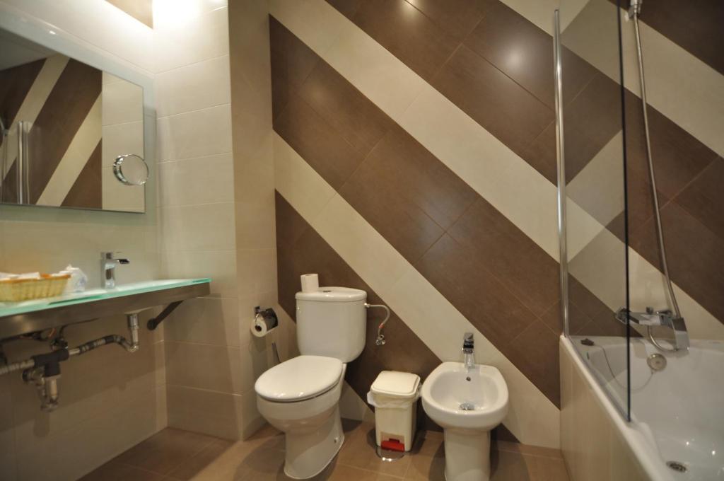 Koupelna v ubytování Hostal la Fuente