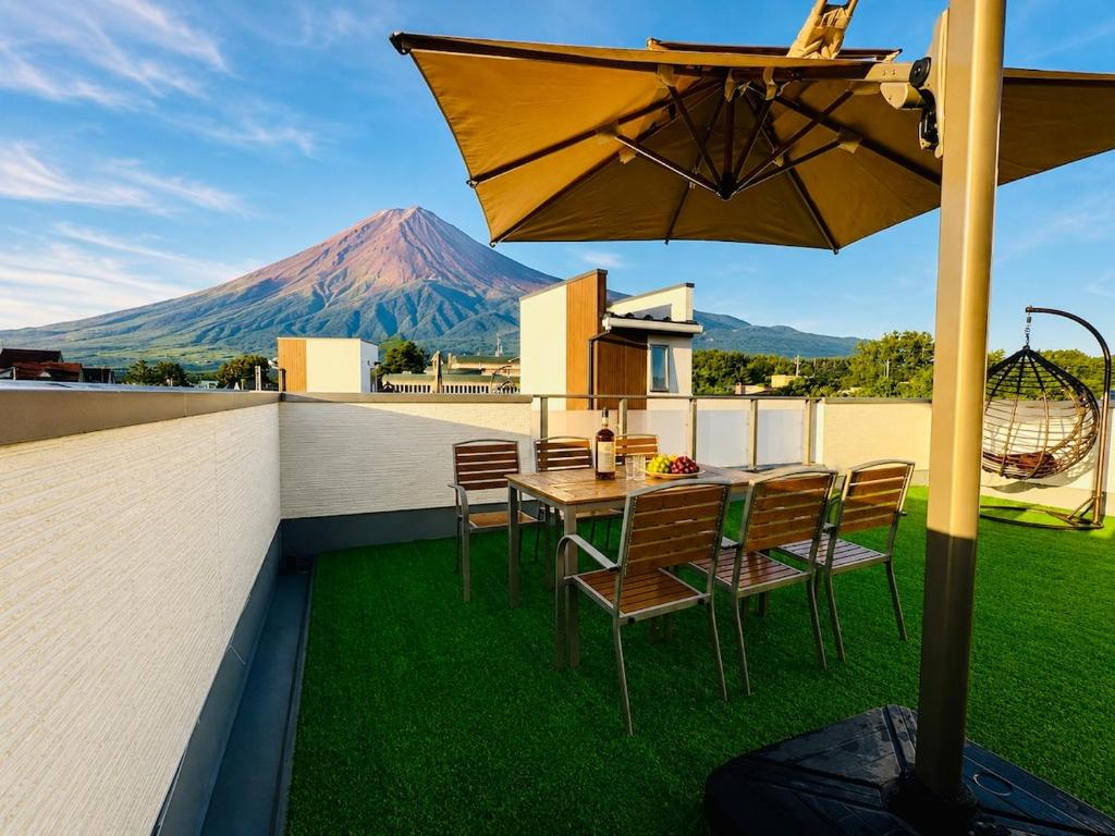 Fuji view lawson C 新築楼頂豪华觀景台看大富士山星空