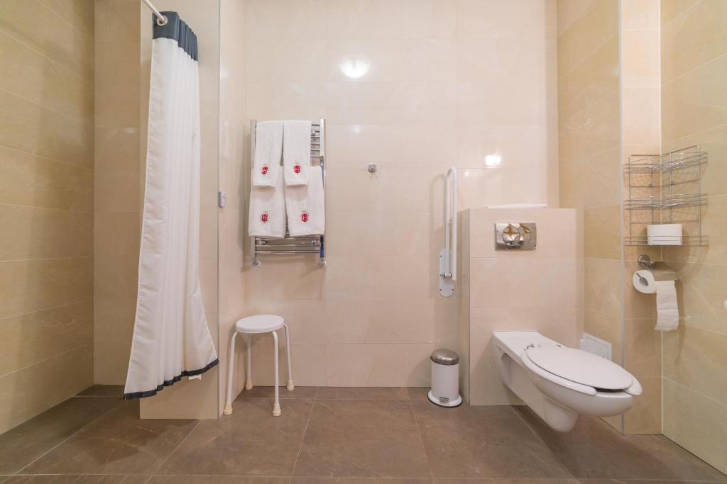 Kúpeľňa v ubytovaní Hotel Jarosław