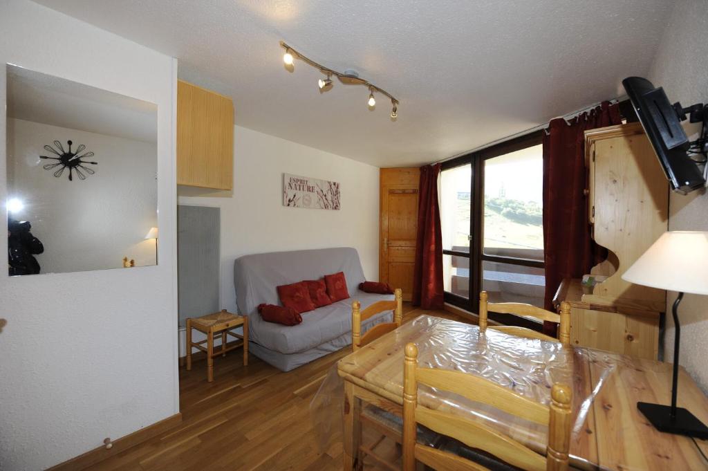 Résidence Grande Masse - Studio confortable · Départ et retour skis aux pieds · Balcon MAE-2814