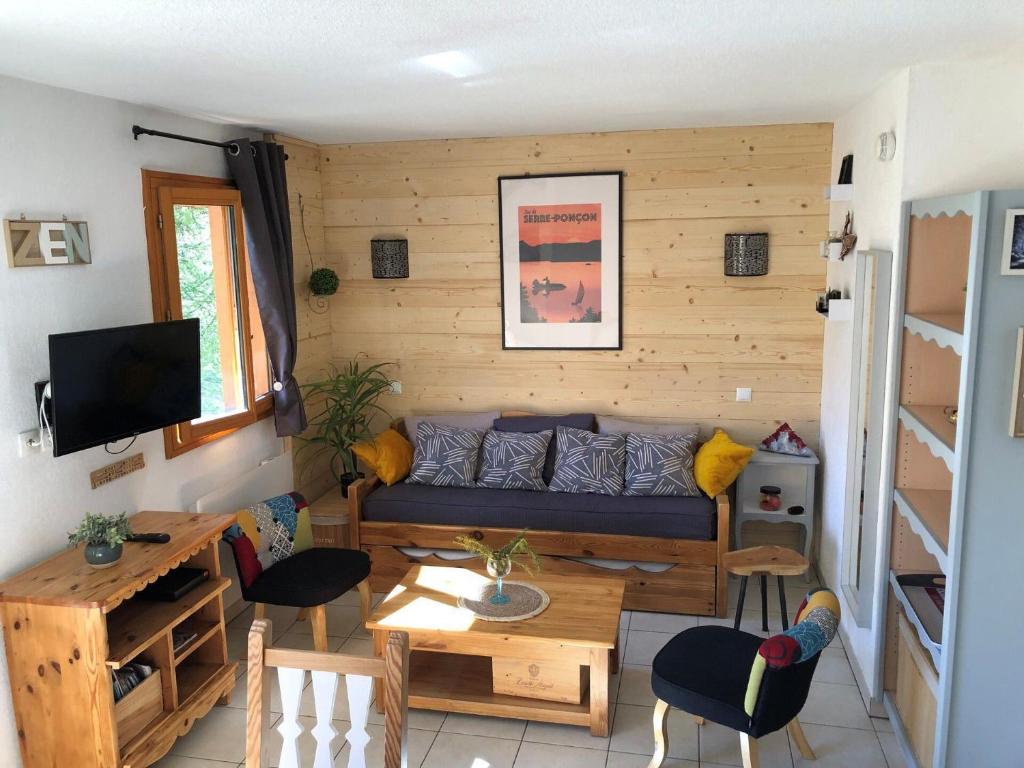 Résidence Le Balcon Des Airelles - Chaleureux appartement redécoré au coeur des Orres MAE-5944