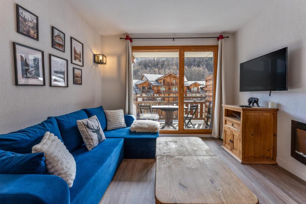 Résidence Le Balcon Des Airelles - Appartement chaleureux au coeur des Orres 1800 MAE-3661