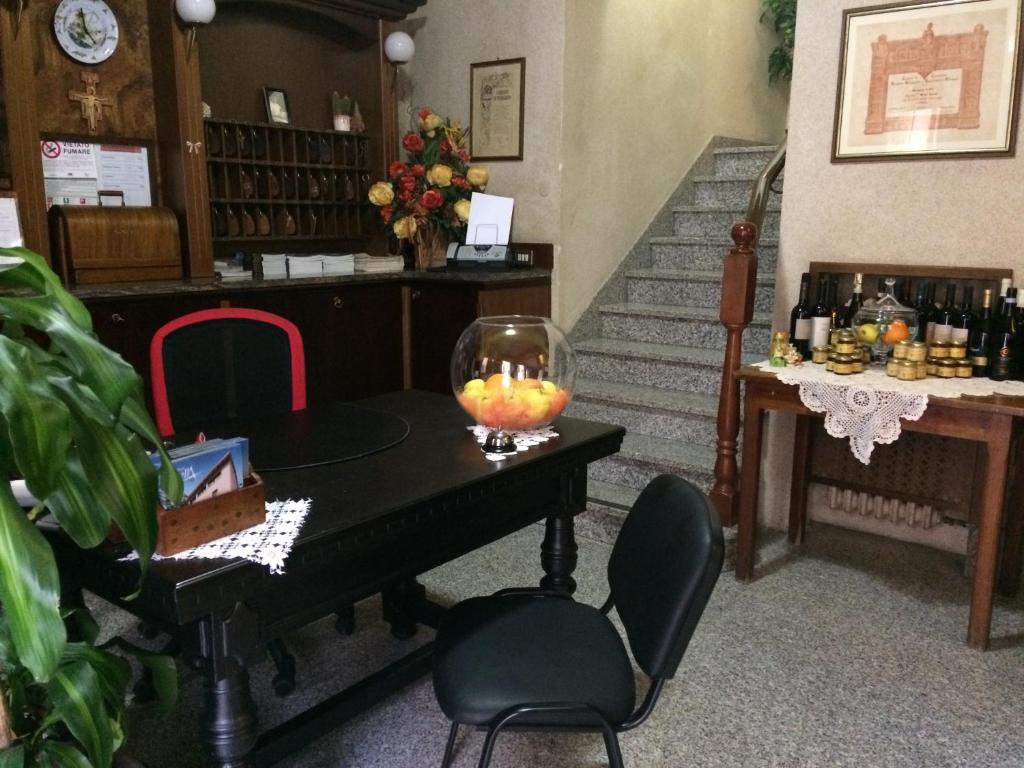 Posezení v ubytování Albergo Stella