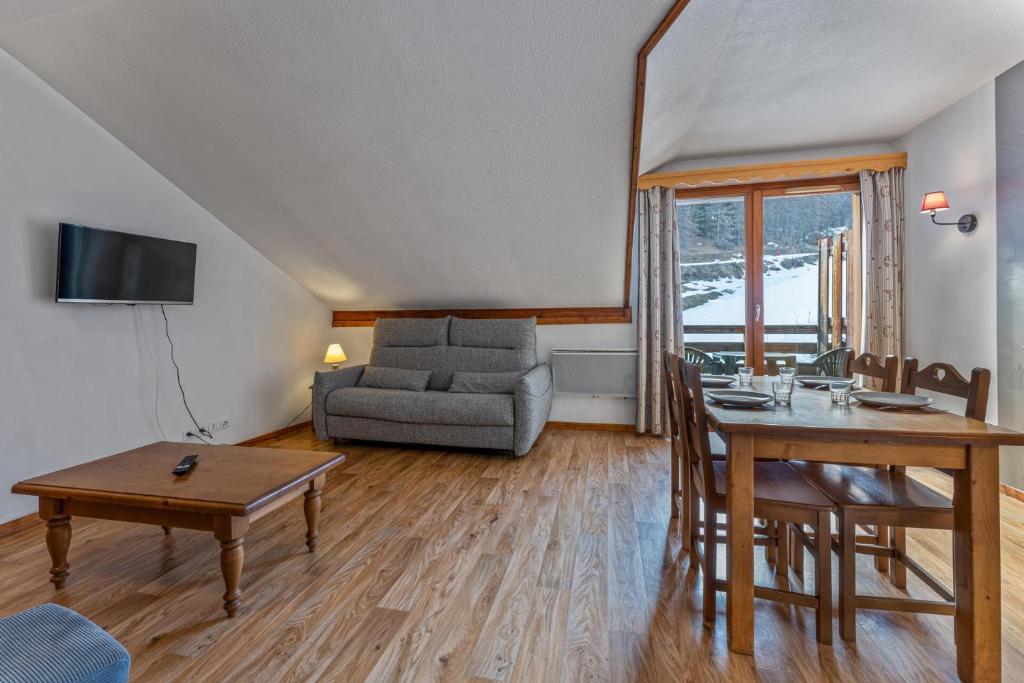 Résidence Les Hauts De Preclaux - Appartement avec balcon et vue sur les pistes MAE-4461