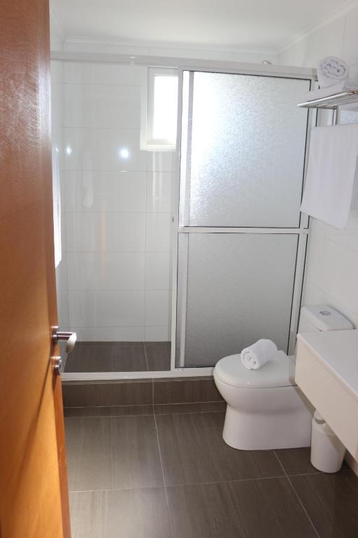 Koupelna v ubytování Conrado Hotel Osorno