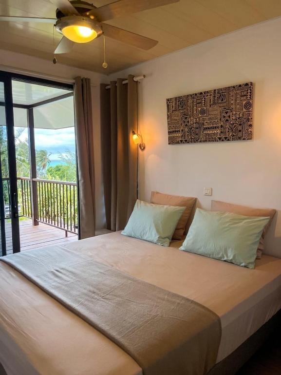 Plage & piscine - Maharepa centre - Villa Tepua - photo 2 - Moorea, Polynésie