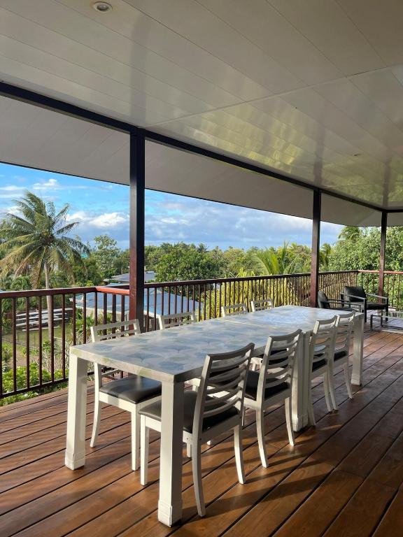 Plage & piscine - Maharepa centre - Villa Tepua - photo 7 - Moorea, Polynésie