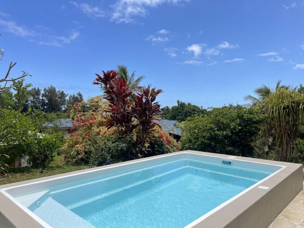 Plage & piscine - Maharepa centre - Villa Tepua - photo 4 - Moorea, Polynésie