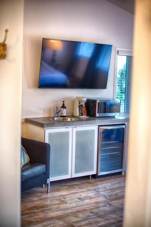 Kuchyň nebo kuchyňský kout v ubytování The Francis Boutique Inn