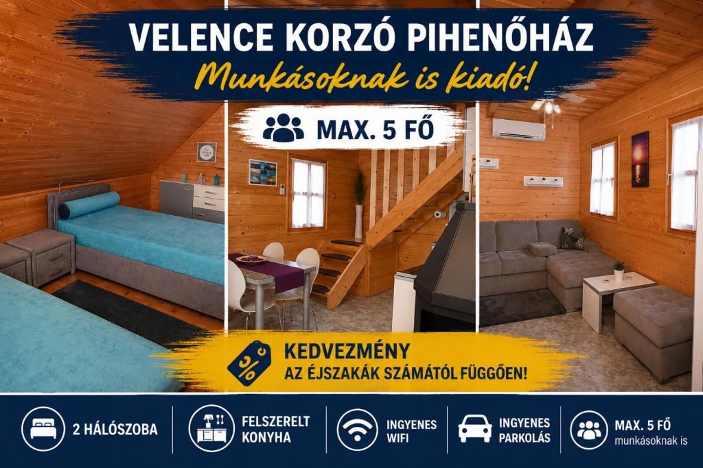 Velence Korzó Pihenőház