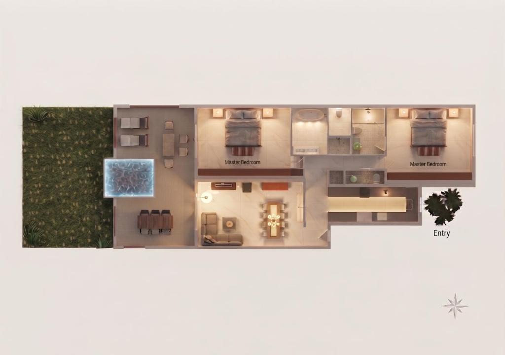 Private Villa near the beach - 