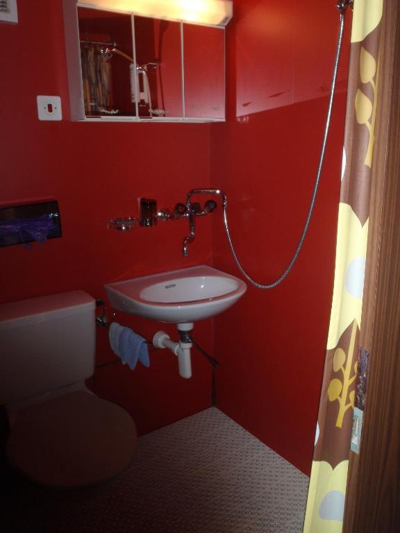 Koupelna v ubytování Hotel Milan B&B