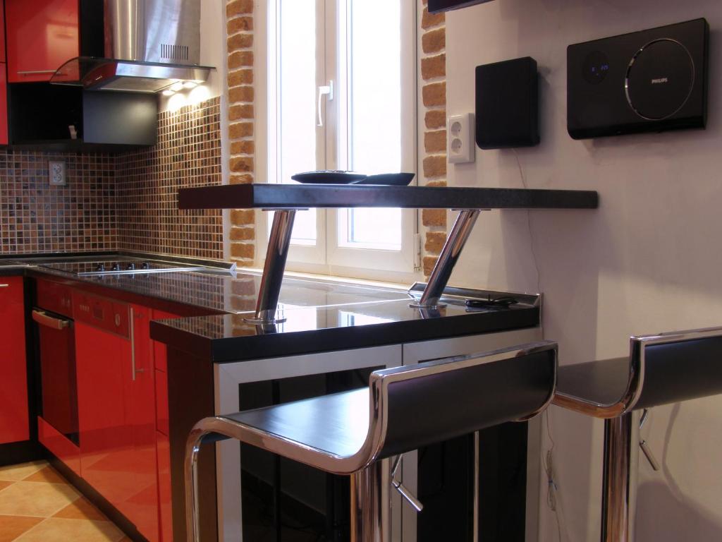 Köök või kööginurk majutusasutuses Split Artistic Apartments