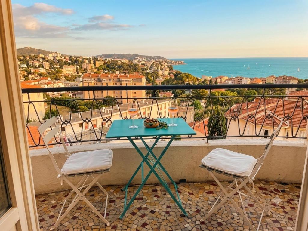 2 Pièces Vur Mer avec Balcon