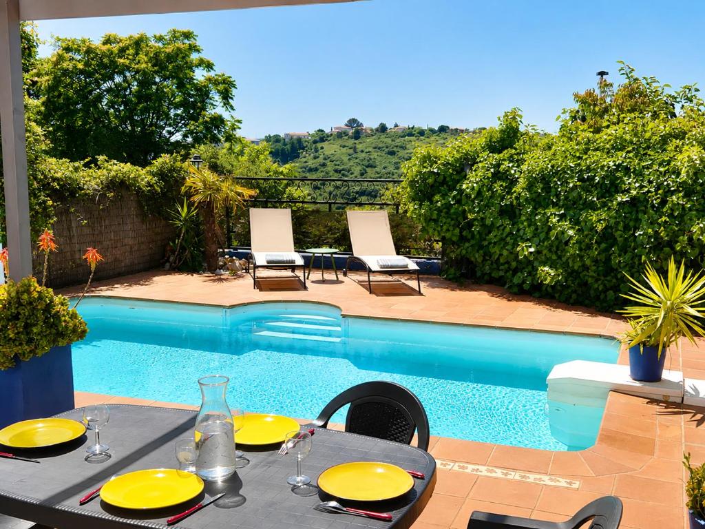 Sunset Pool - Piscine privée et vue garrigue