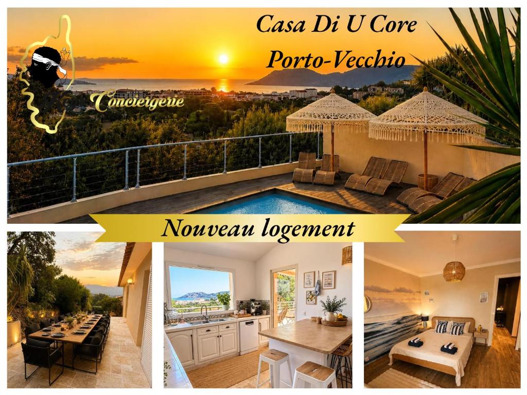 Villa 12 pers au centre de Porto-Vecchio avec piscine