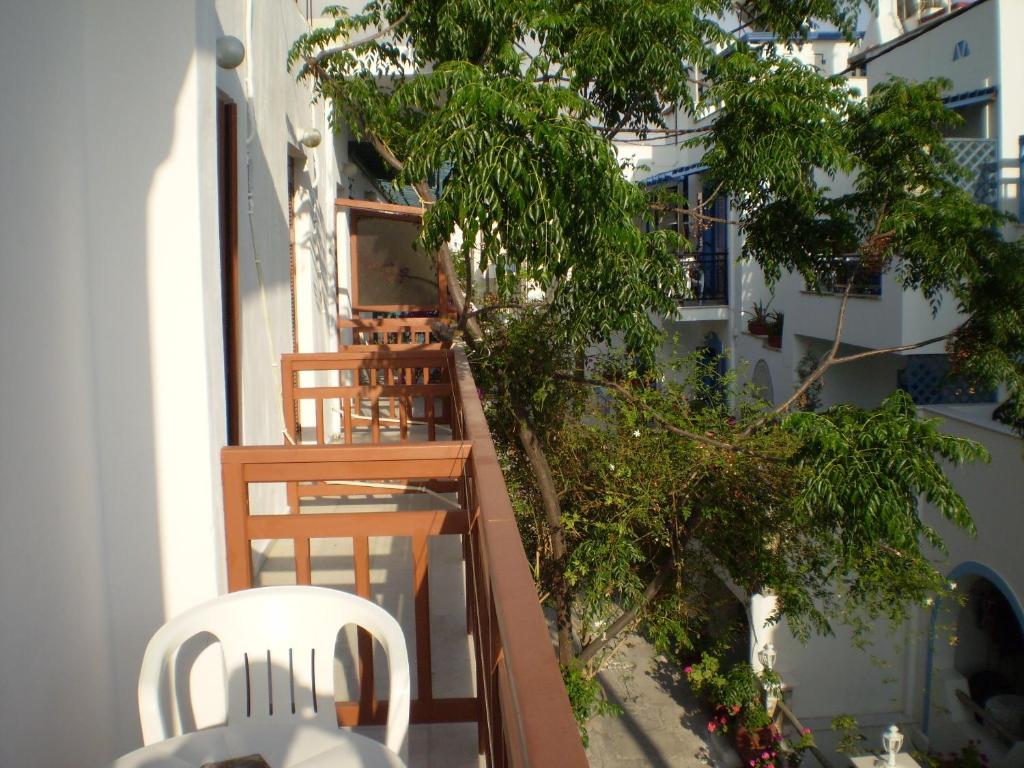 Balkón nebo terasa v ubytování Hotel Maroulis
