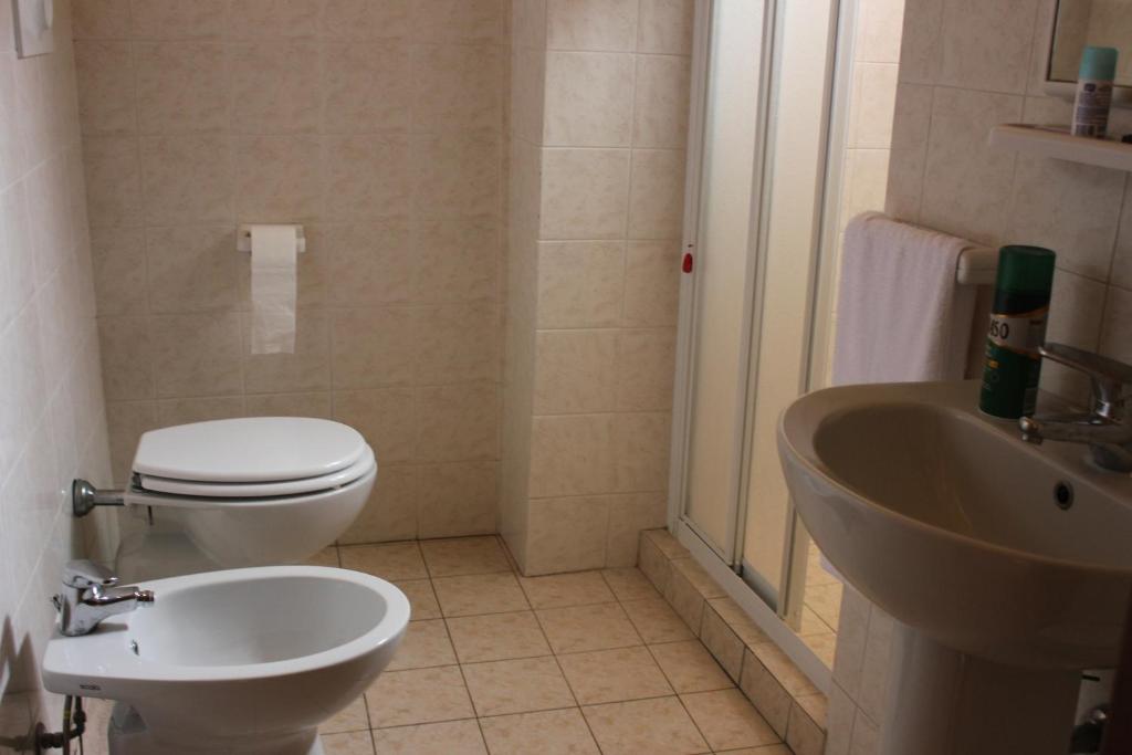 Koupelna v ubytování Hotel Legnano