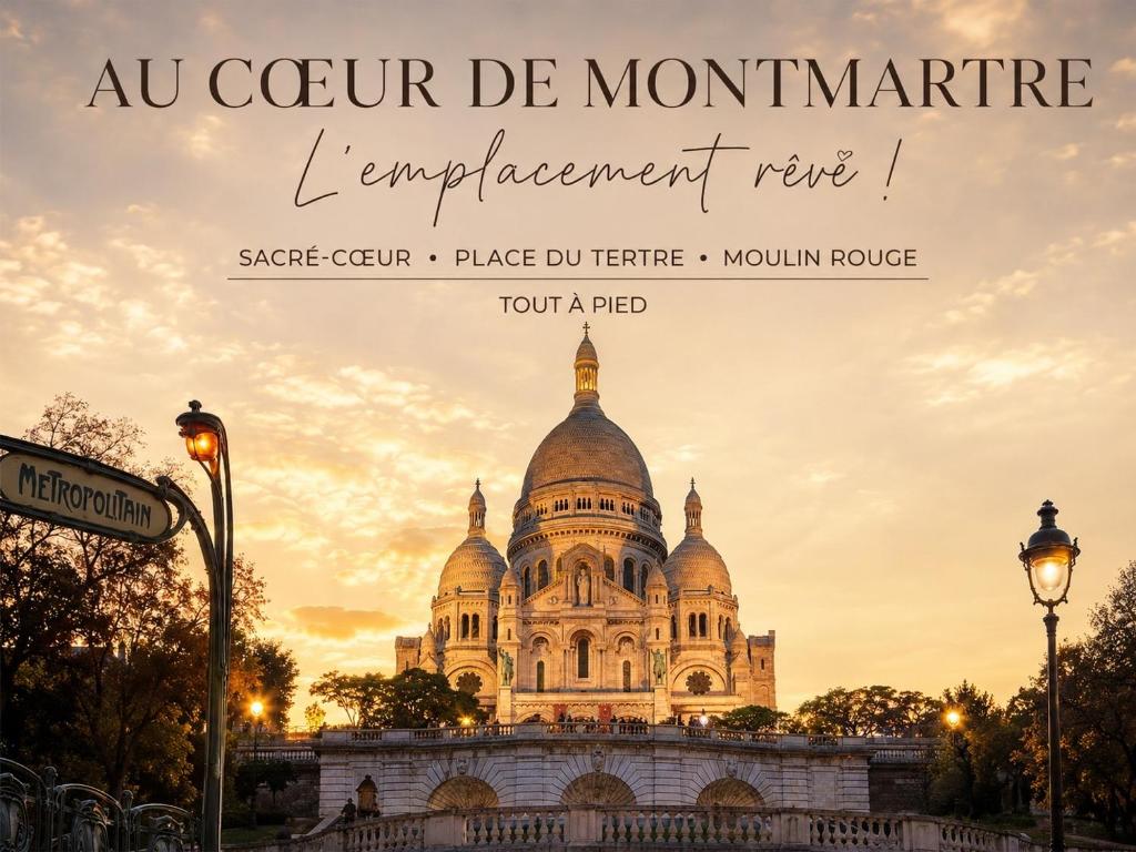 Le Cocon de Montmartre - Cinéma, Cheminée & Patio
