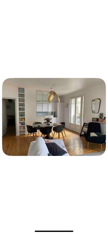 90 m2 Parisian Flat -furnished with Seine view