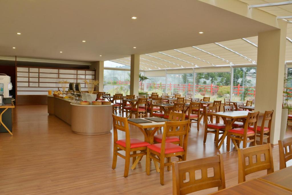 Restaurace v ubytování Matsubara Pousada