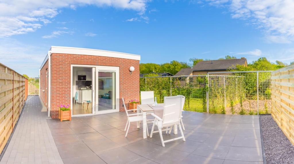 Balkón nebo terasa v ubytování Zoutelande vakantiewoning