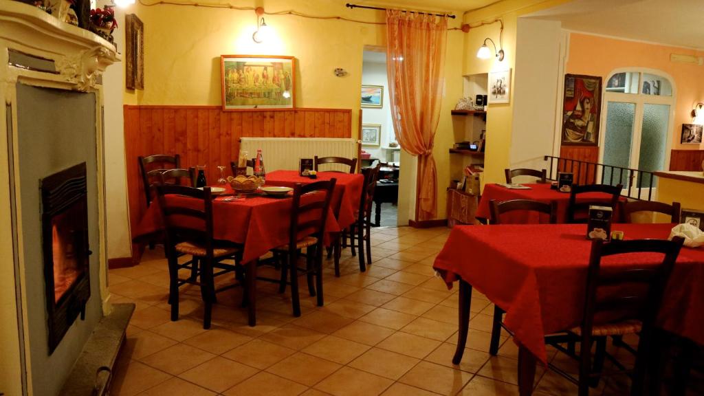 Restaurace v ubytování Locanda del Pittore