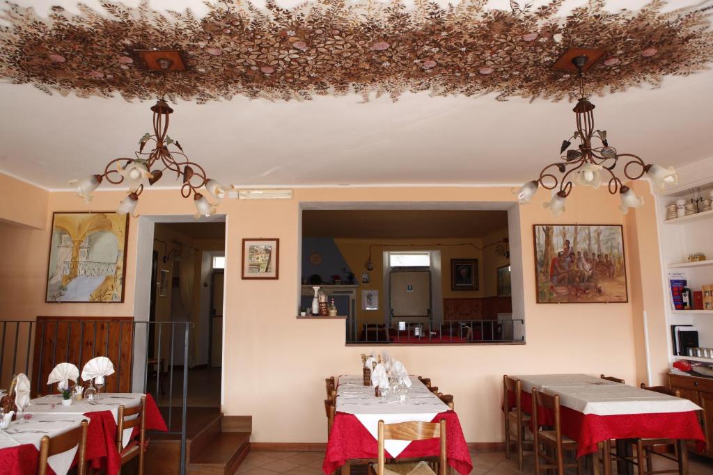 Restaurace v ubytování Locanda del Pittore