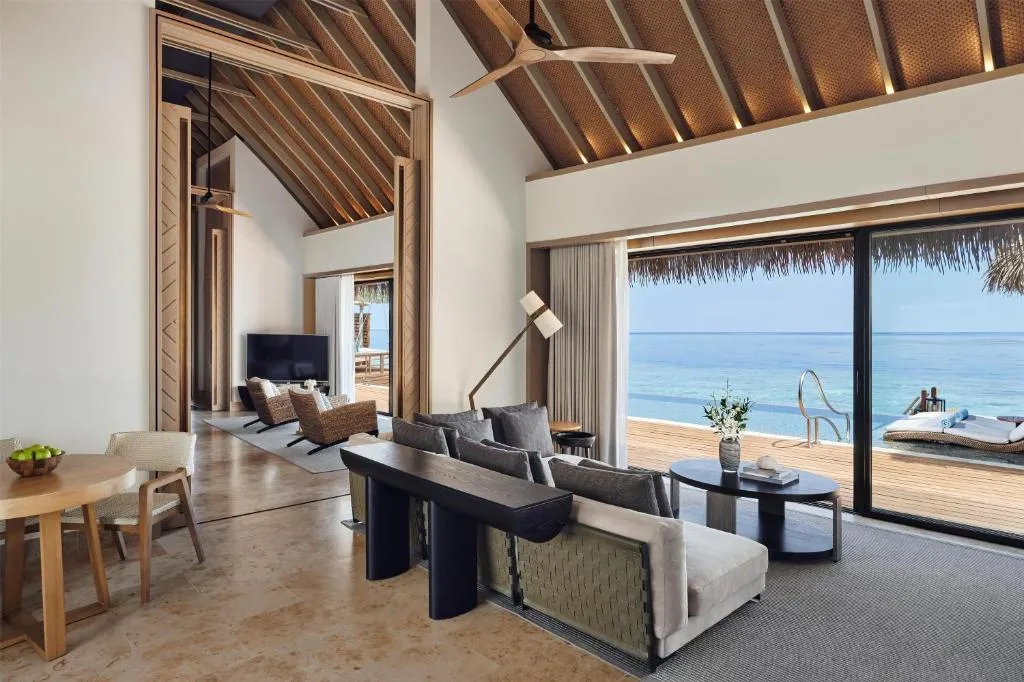 Grand Overwater Villa with Two Queen Beds and Pool