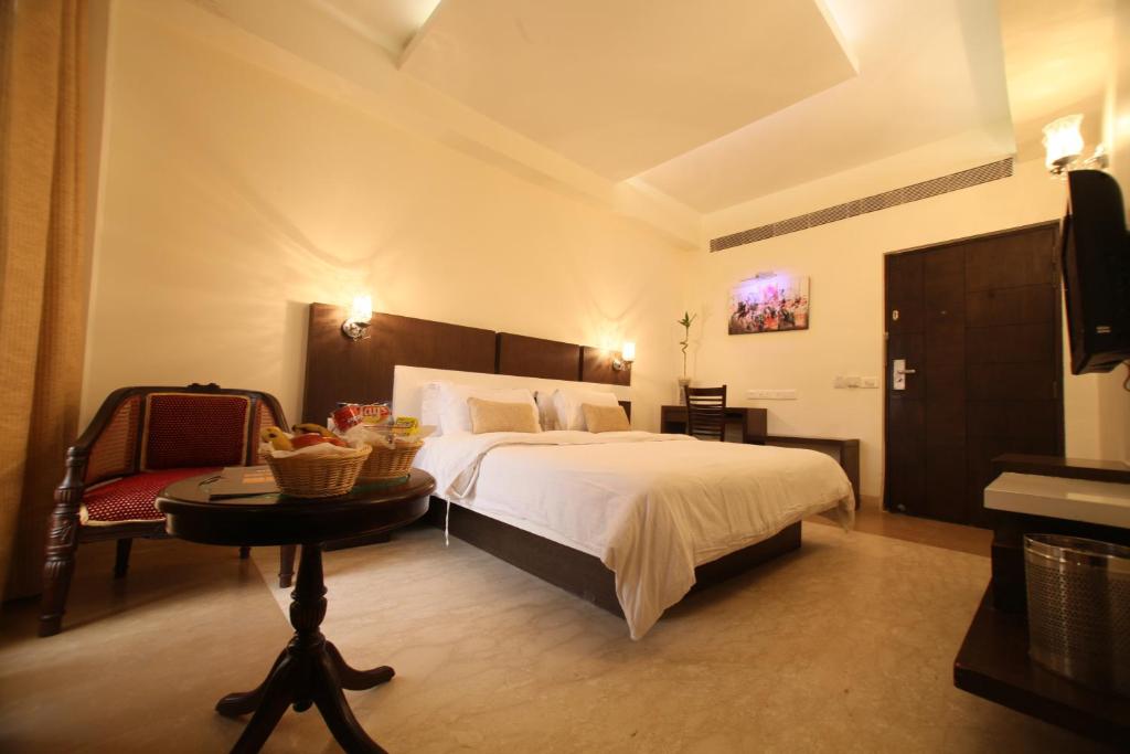 Postel nebo postele na pokoji v ubytování Hotel Taj Resorts