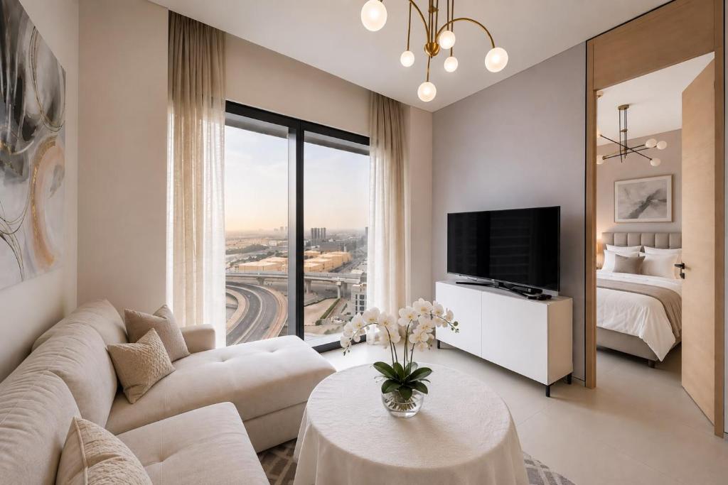 لابی و فضای عمومی Address Beach Resort Residences Stunning High-Floor Views Private Beach Access - تصویر ۵
