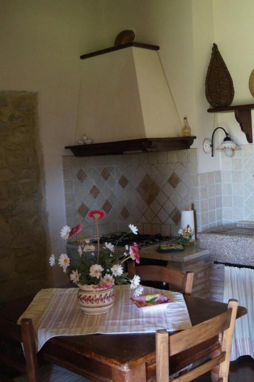 A seating area at Agriturismo Bonzalone