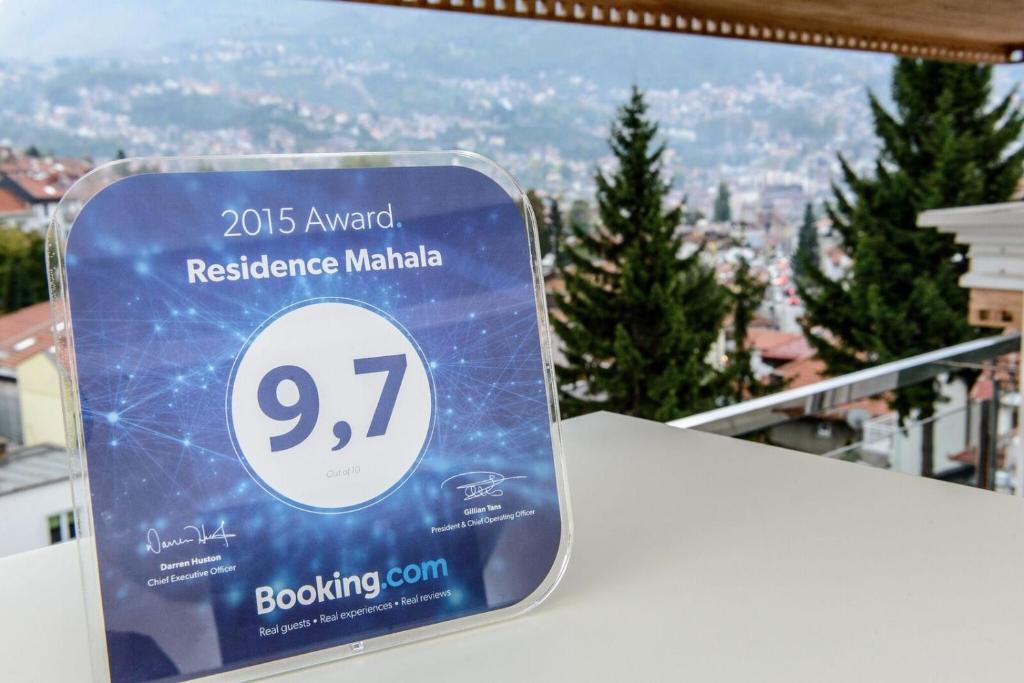 Certifikát, hodnocení, plakát nebo jiný dokument vystavený v ubytování Residence Mahala